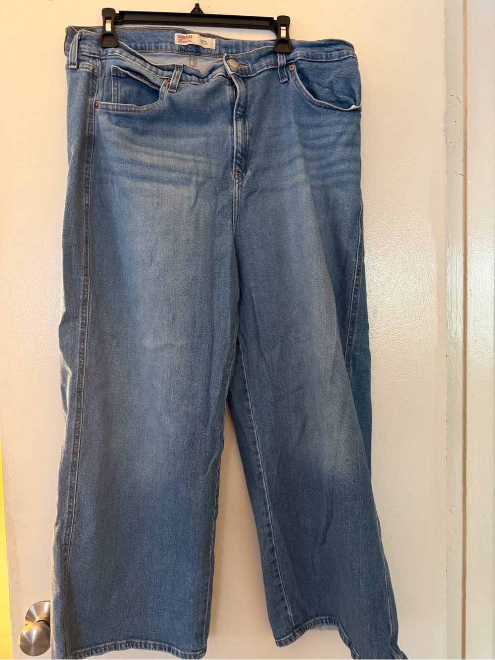 Signature by Levi Strauss Light Blue Wide Leg Jeans
